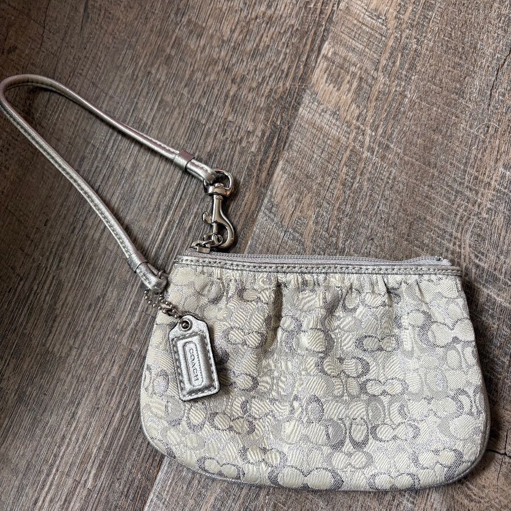 Coach small wristlet